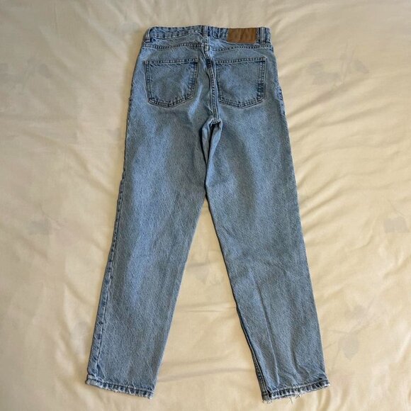 Zara Mom Jeans High Waisted Blue | Size 2 - Picture 4 of 11